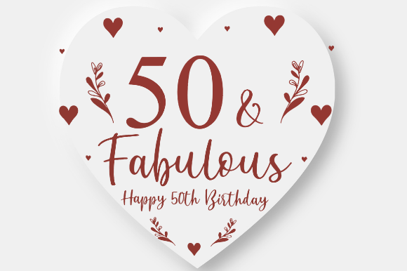 50TH BIRTHDAY 50 Embroidery Review
