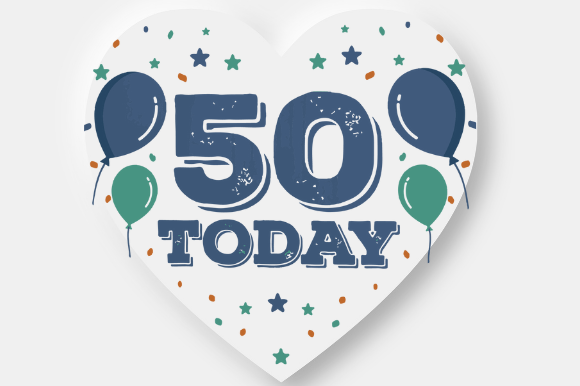 50TH BIRTHDAY Today 50 Embroidery Review