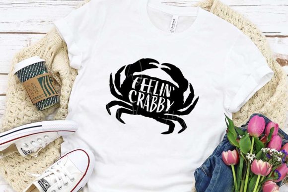Crab SVG - Feelin Crabby Quote