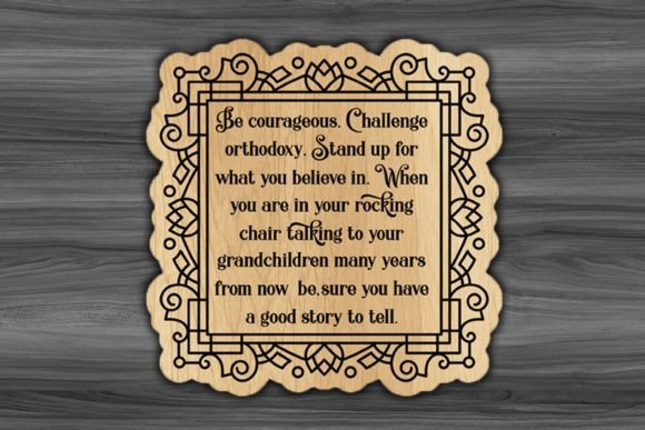 Inspirational Quote Laser Wood Cut SVG Review