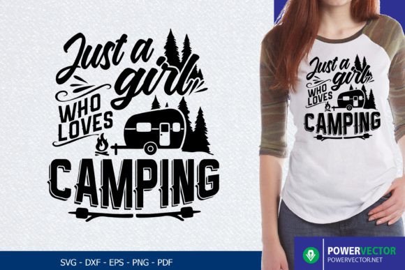 Just a Girl Who Loves Camping Embroidery Review