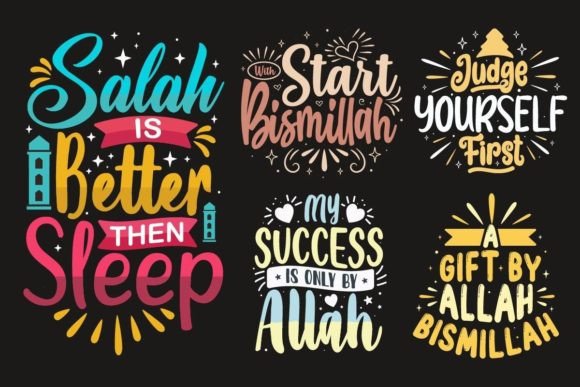 Muslim Quote Holy Month Lettering, SVG Review